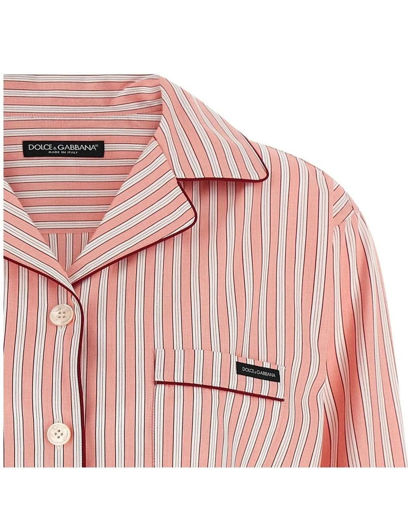 Dolce & Gabbana Dress Shirt in pink, Cotton — view 3