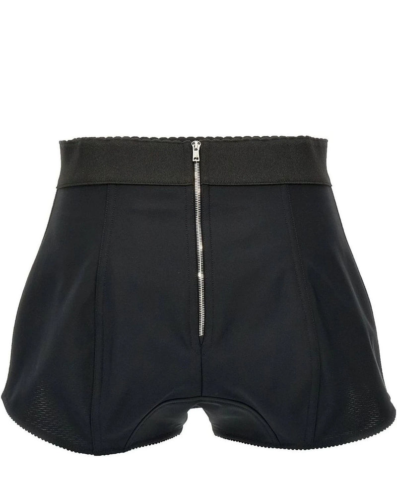 Dolce & Gabbana Legging Short in black, Polyamide — view 2