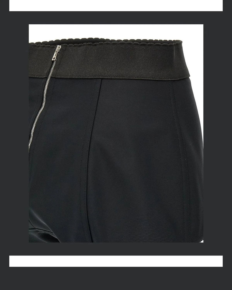 Dolce & Gabbana Legging Short in black, Polyamide — view 4