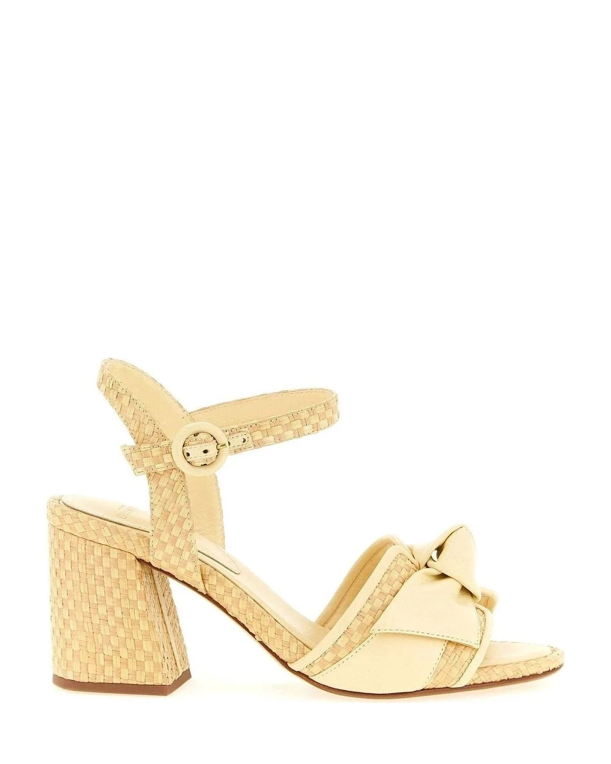 Alexandre Birman Cowhide Beige Platform Sandals 