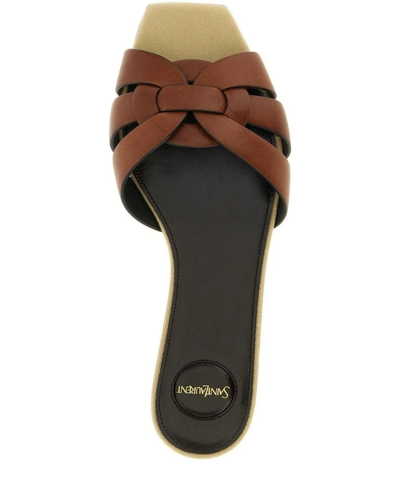 Saint Laurent Brown Slides 