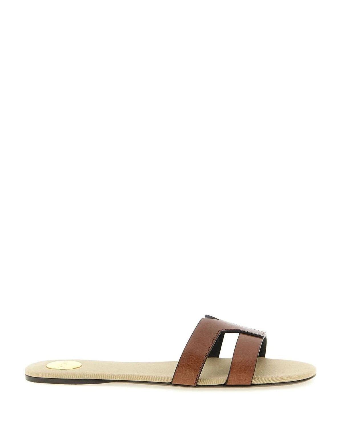 Saint Laurent Brown Slides 