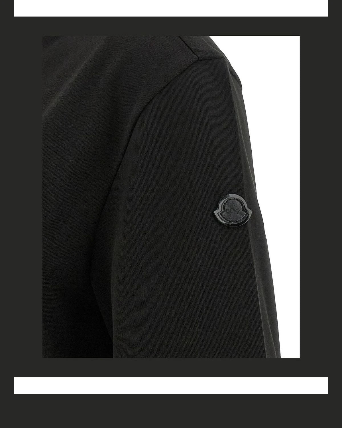 Moncler T-Shirt in black, Cotton — view 4