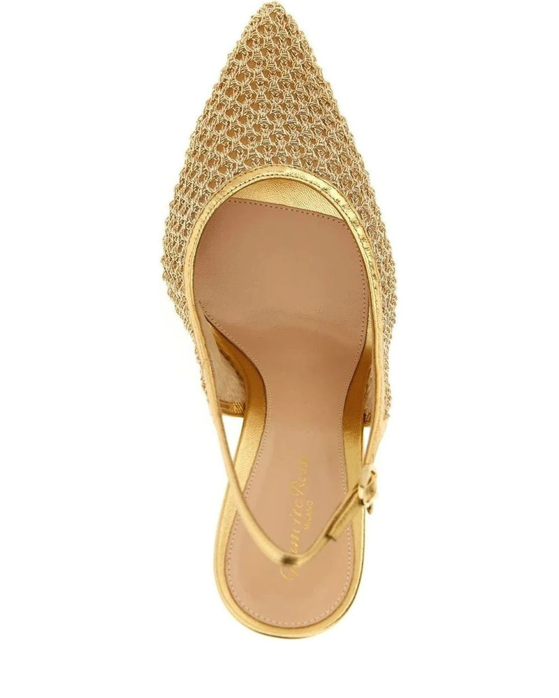 Gianvito Rossi Gold Pumps 