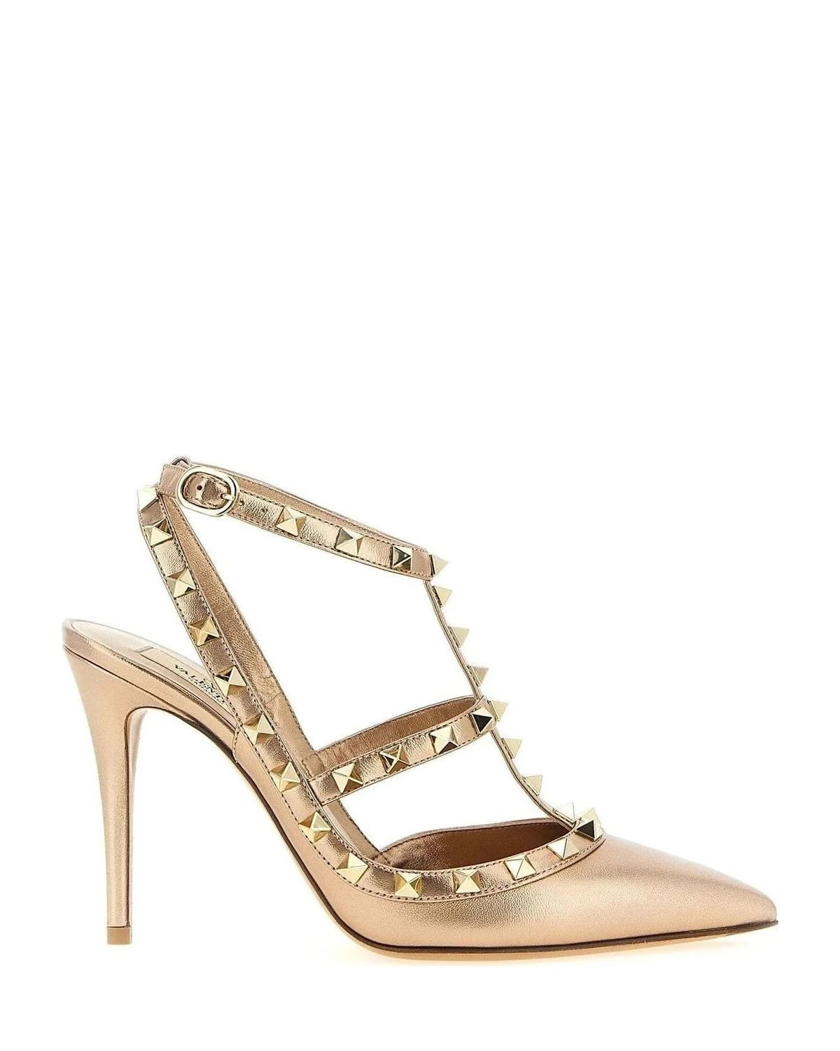 Valentino Garavani Gold Pumps 