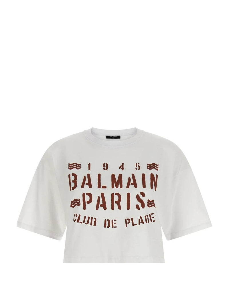 Balmain T-Shirt in white, Cotton