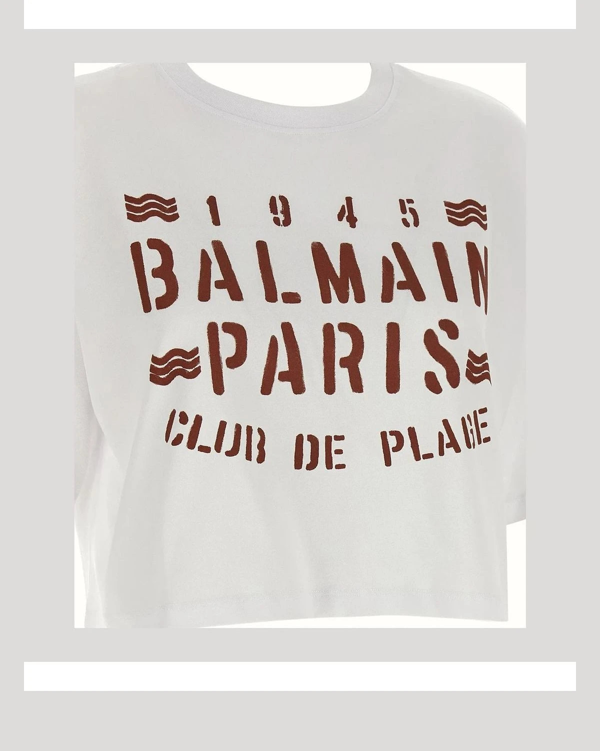 Balmain T-Shirt in white, Cotton — view 4