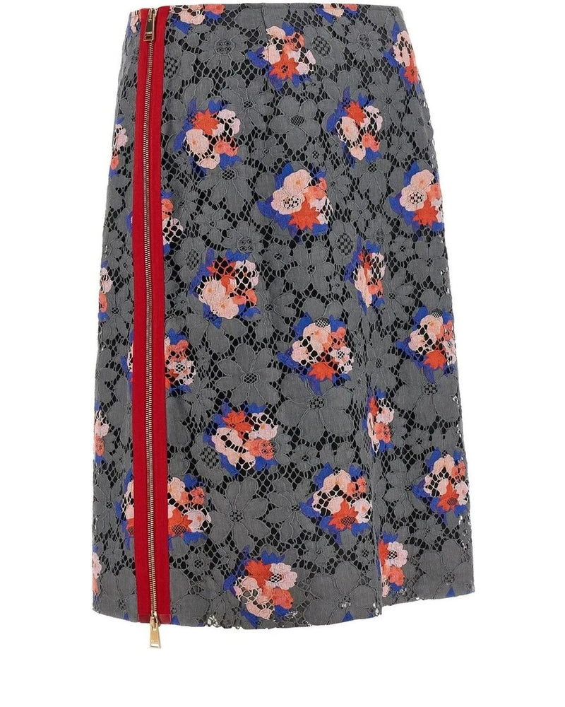 Fendi Skirt in gray, Cotton — view 3