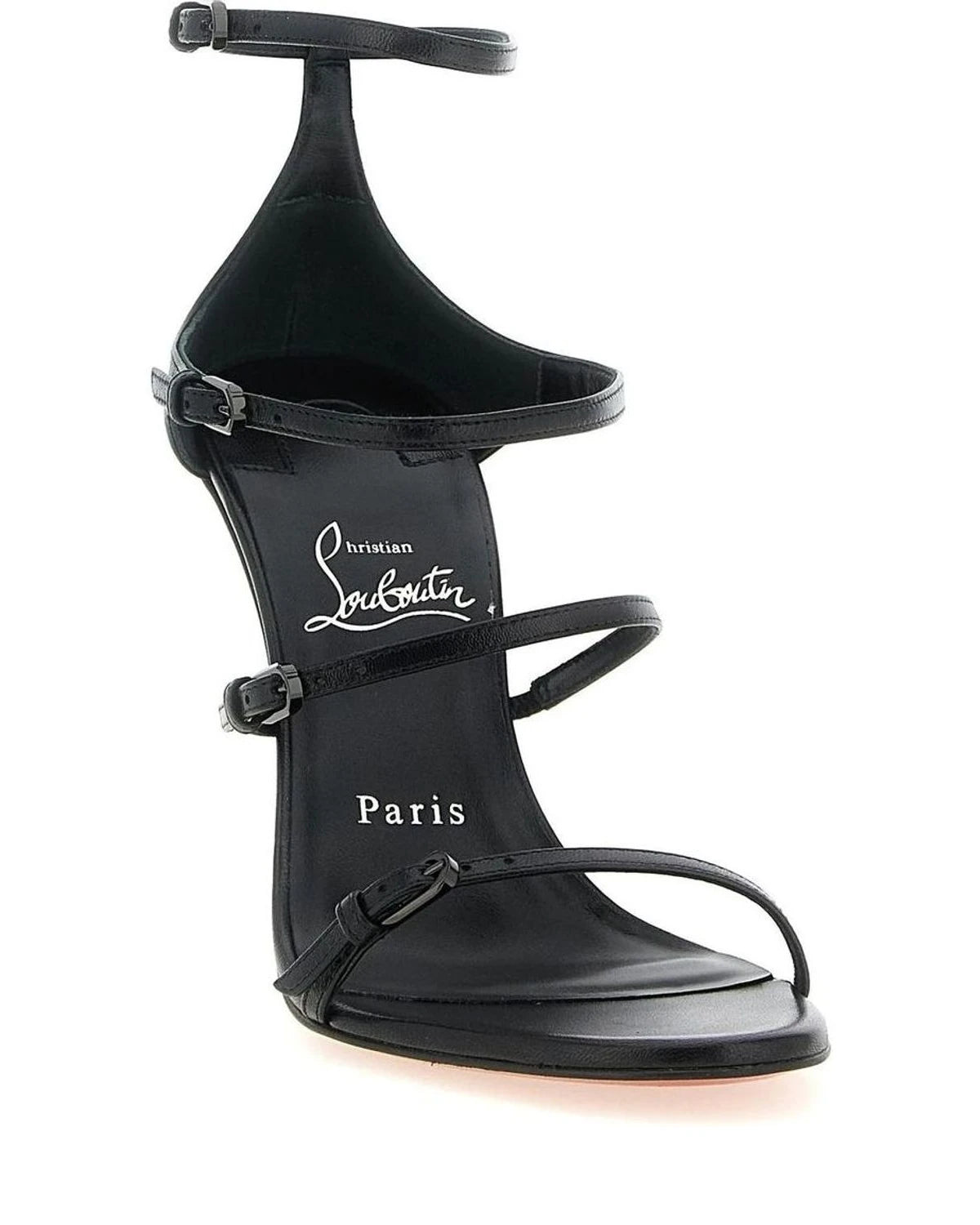 Christian Louboutin Black Stiletto Sandals 