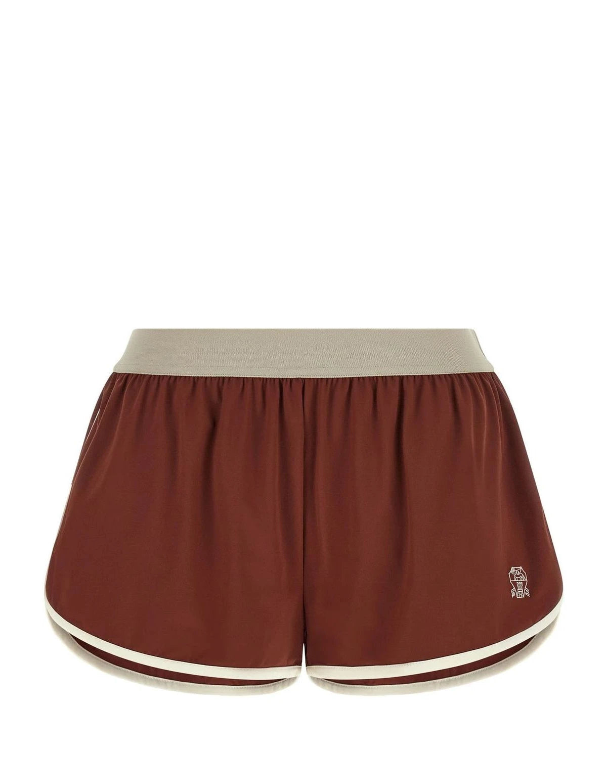 Brunello Cucinelli Bermuda Burgundy Shorts