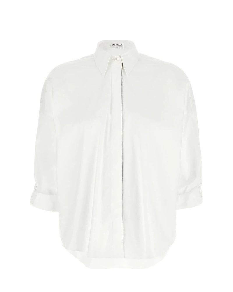 Brunello Cucinelli Dress Shirt in white, Cotton