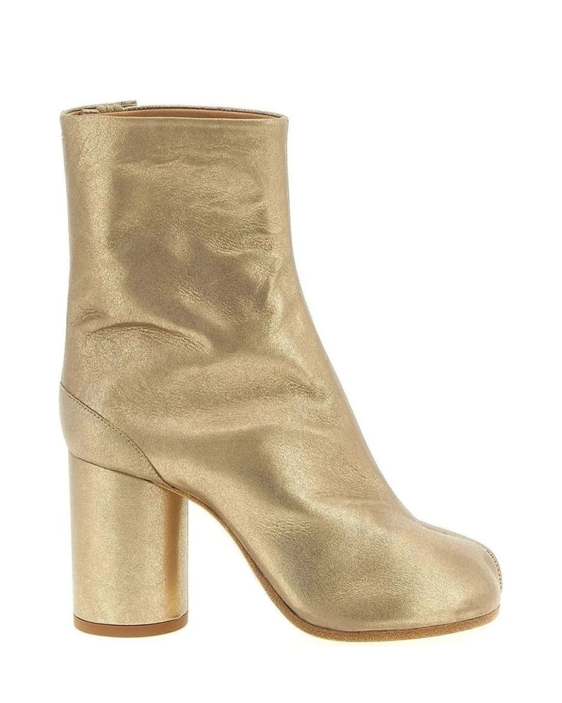 Maison Margiela Gold Ankle Boots 