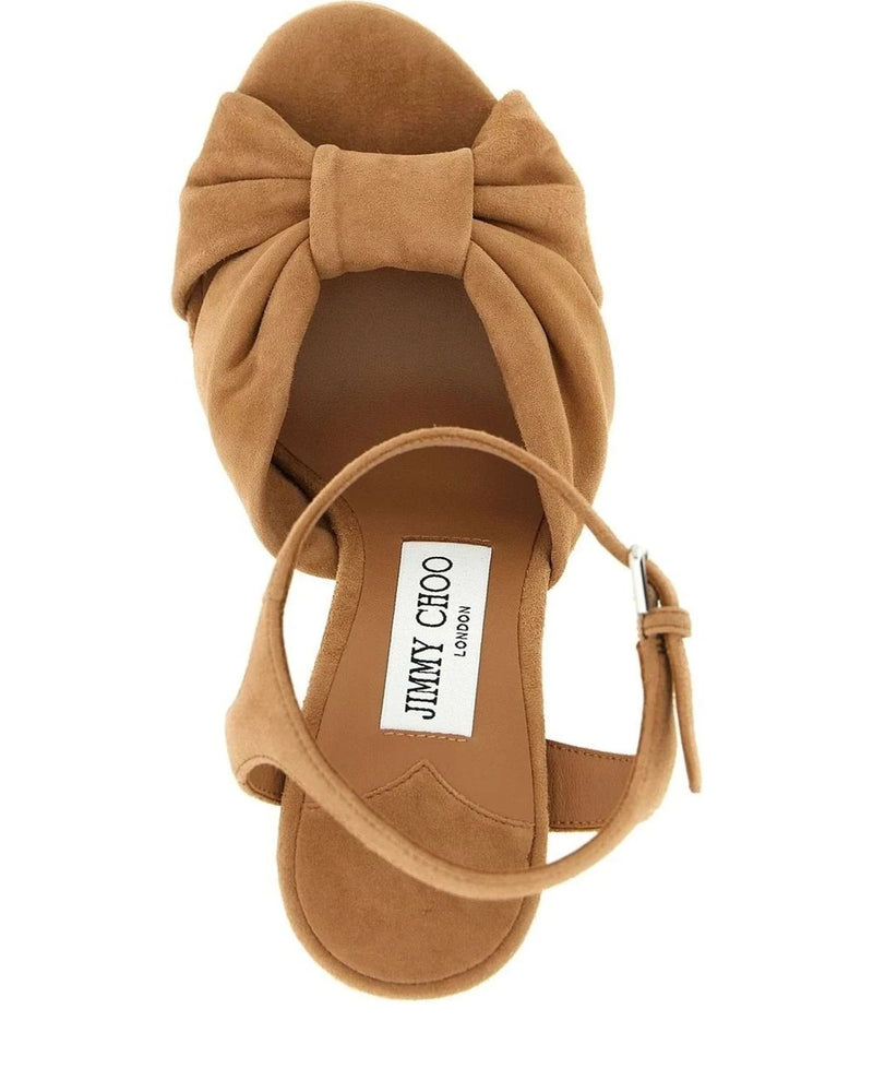 Jimmy Choo Brown Stiletto Sandals 