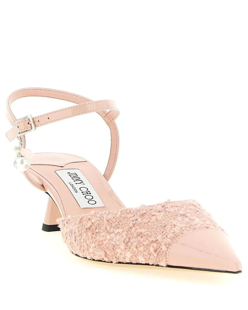 Jimmy Choo Tencel Pink Pumps 
