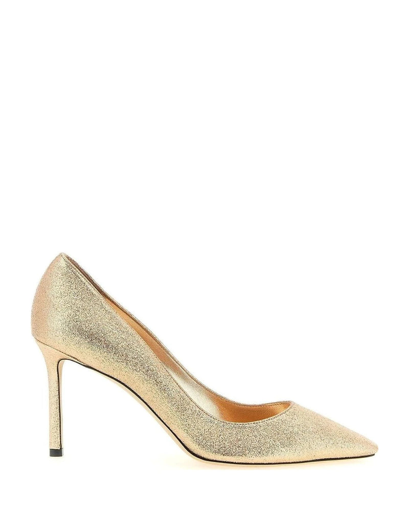 Jimmy Choo Tencel Pink Pumps 