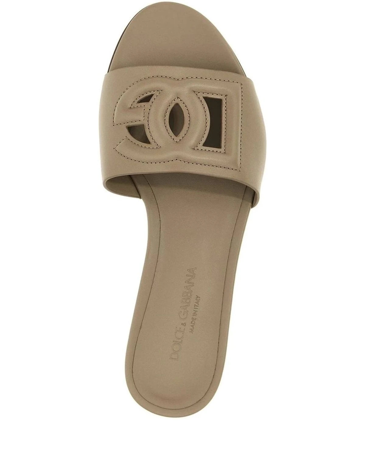 Dolce & Gabbana Gray Slides 