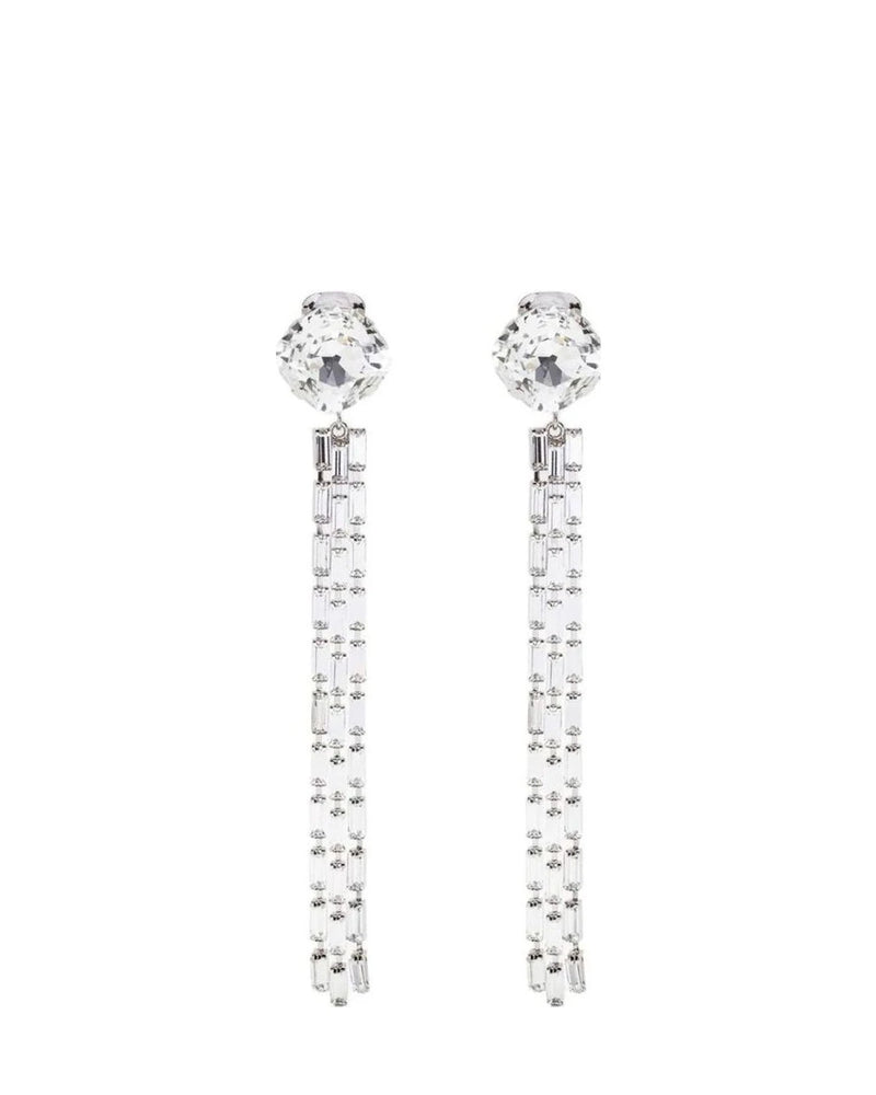 Alessandra Rich Earring in silver, Glass