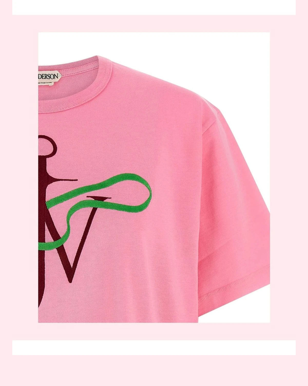J.W.Anderson T-Shirt in pink, Cotton — view 3