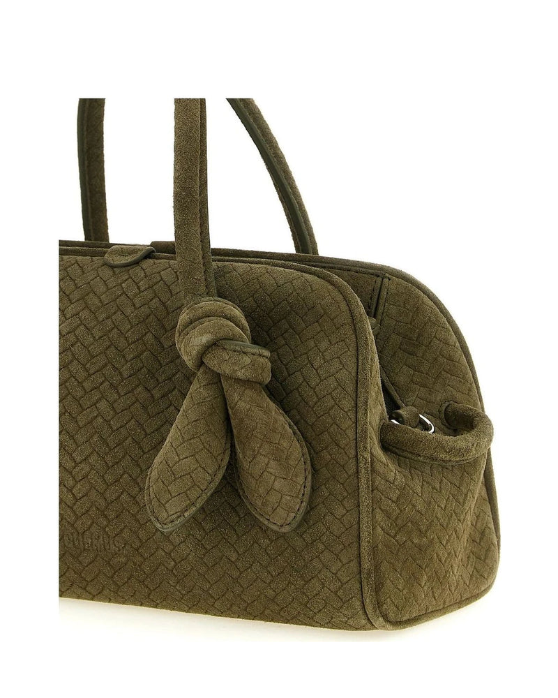 Jacquemus Satchel Bag in brown, Calfskin Leather — view 3