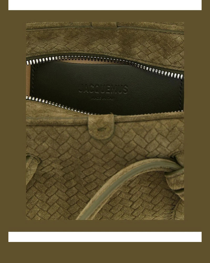 Jacquemus Satchel Bag in brown, Calfskin Leather — view 4