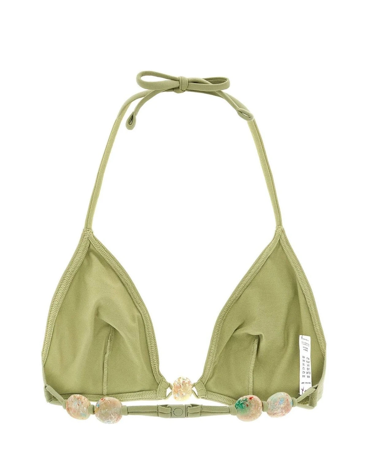 Eres Swimwear Top in green, Polyamide — view 2