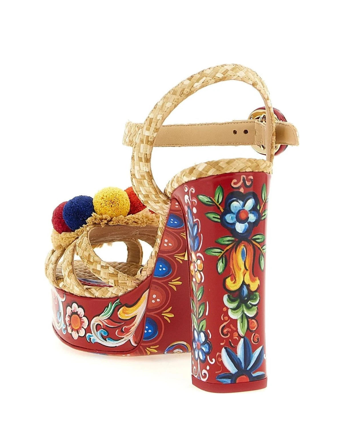 Dolce & Gabbana Multicolor Stiletto Sandals 