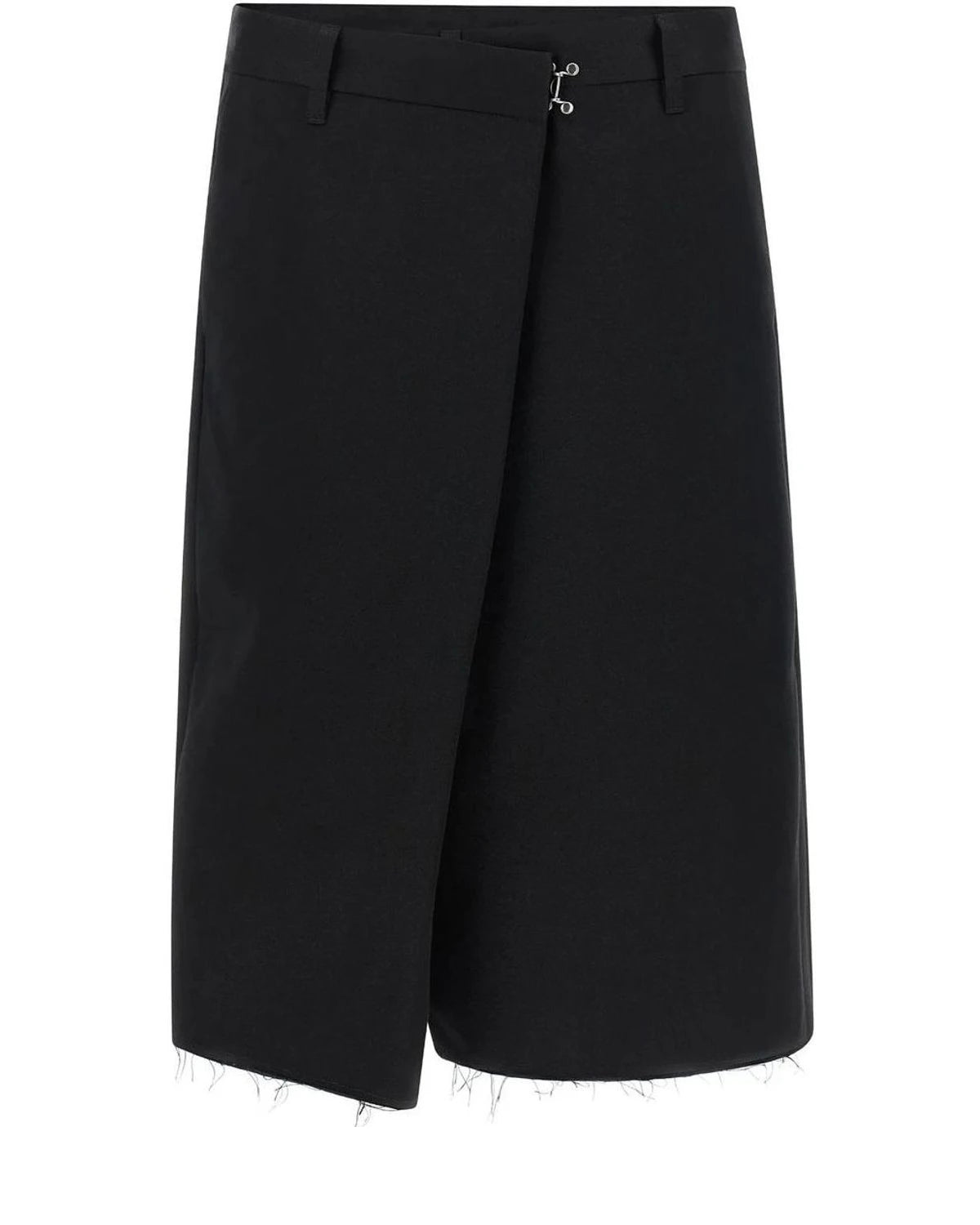 Maison Margiela Short Trouser in black, Cotton