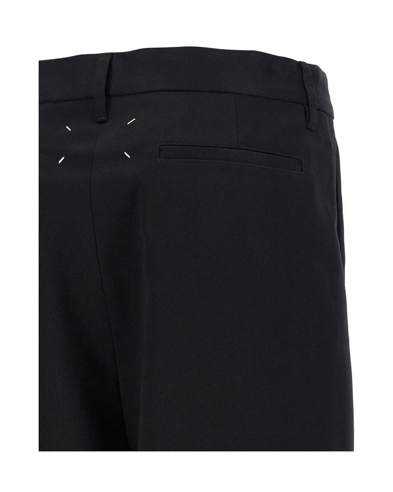 Maison Margiela Short Trouser in black, Cotton — view 4