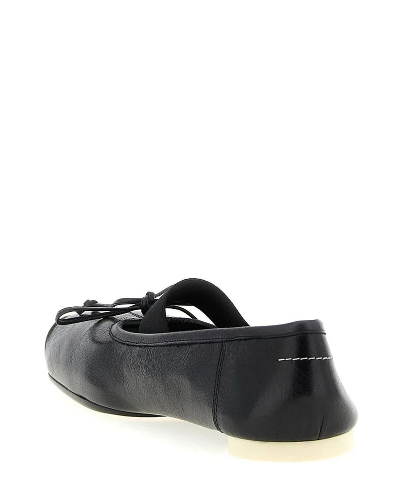 MM6 Maison Margiela Black Ballet Flats 