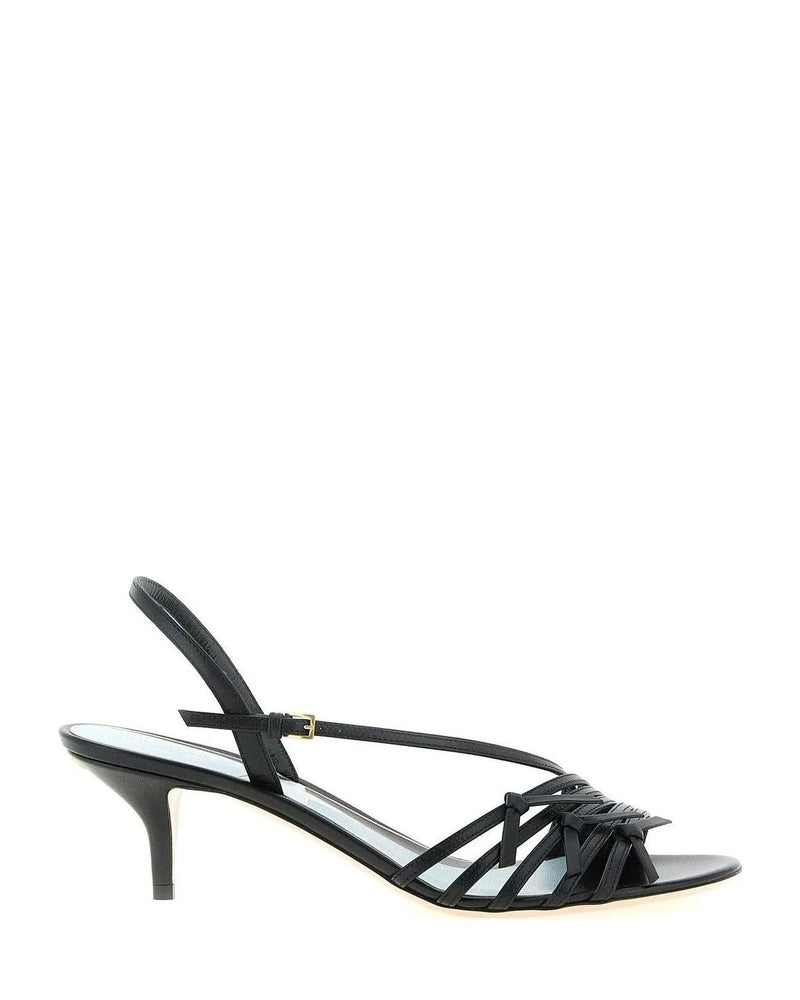 Valentino Garavani Black Stiletto Sandals 