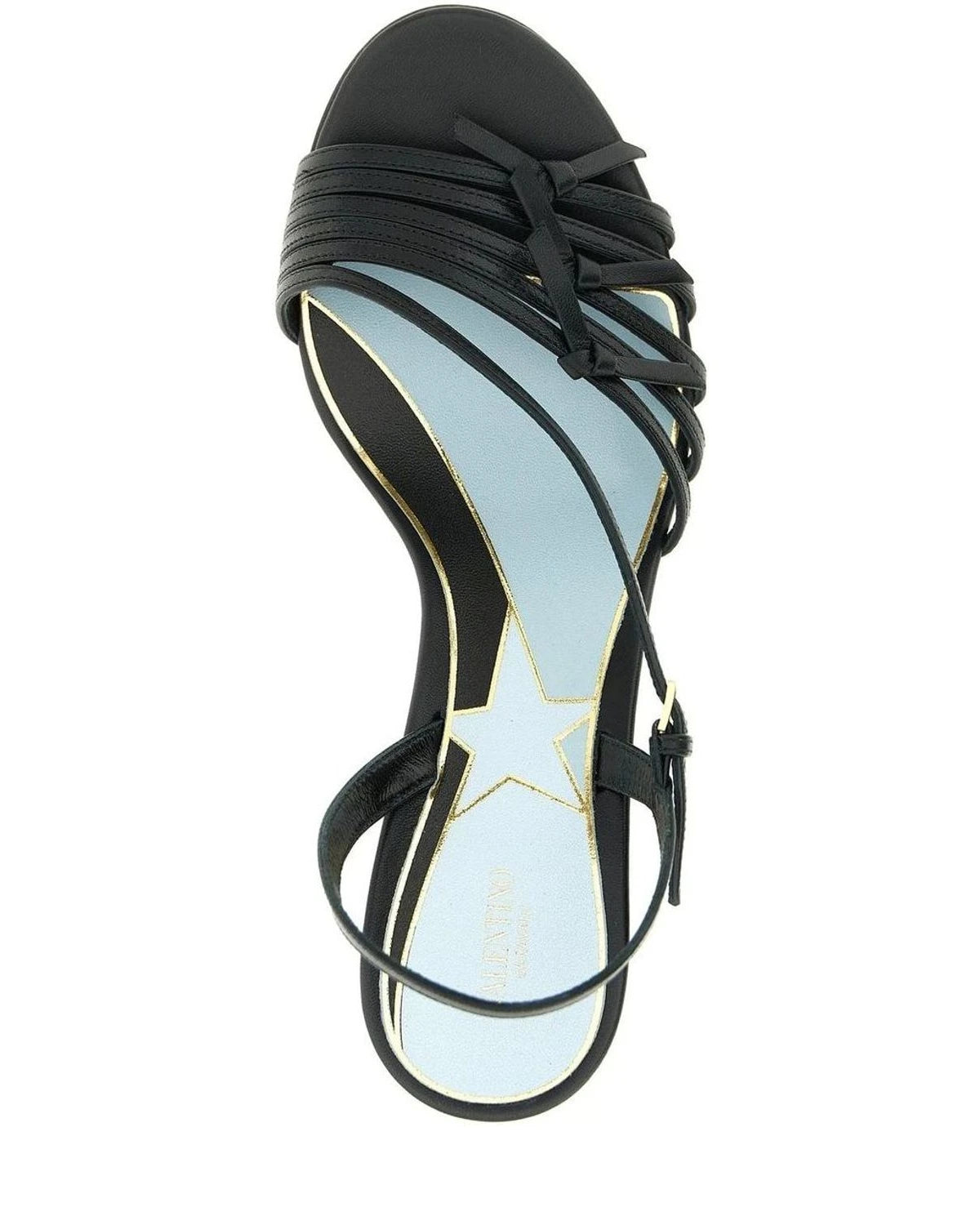 Valentino Garavani Black Stiletto Sandals 