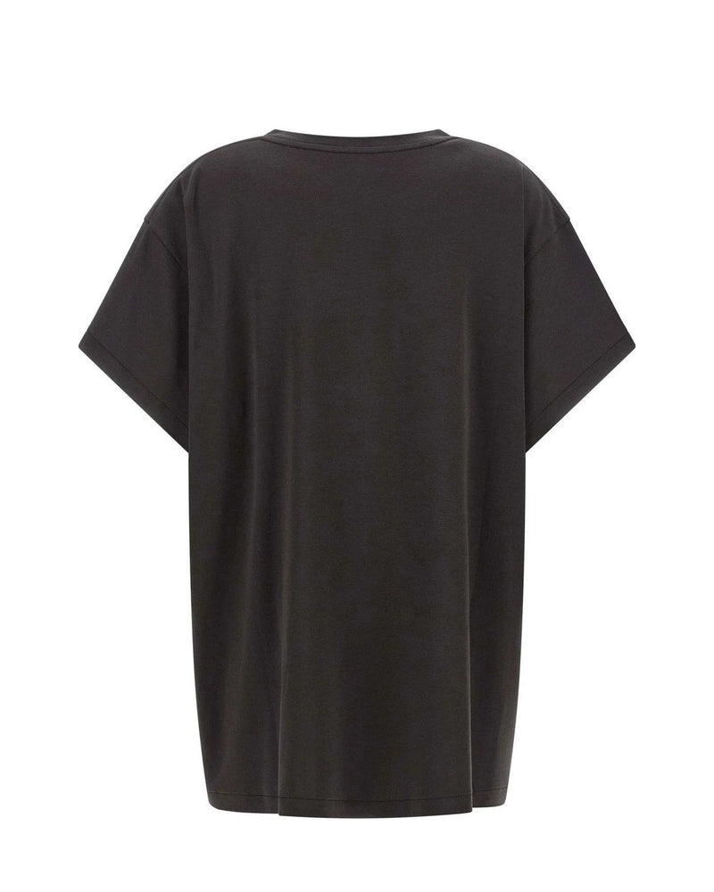 Khaite T-Shirt in gray, Cotton — view 2