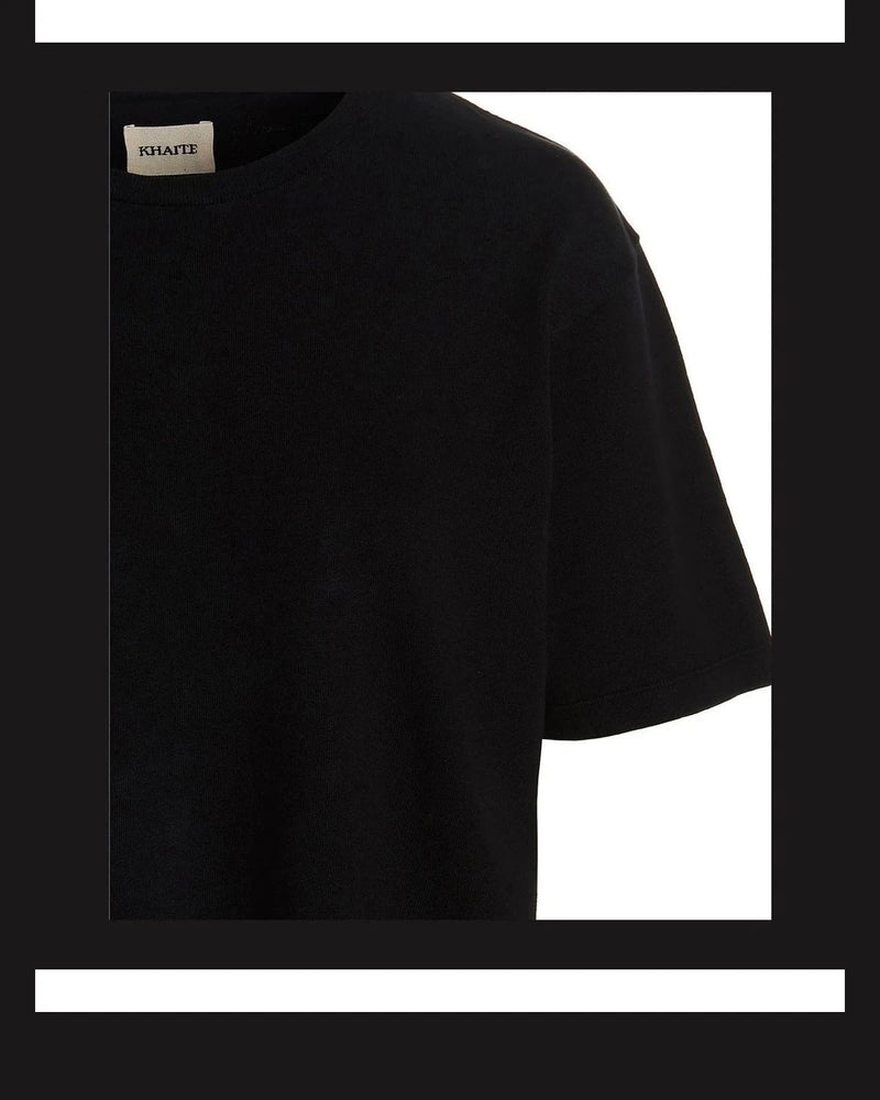Khaite T-Shirt in black, Cotton — view 3