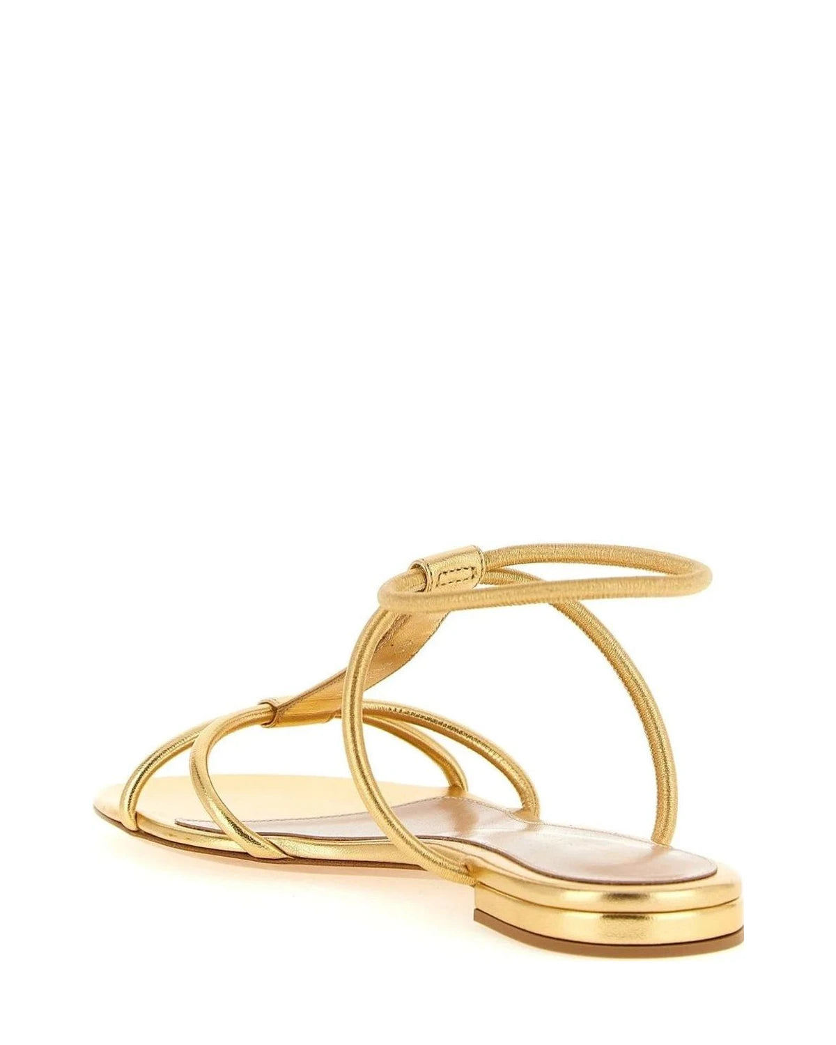 Gianvito Rossi Gold Sandals 