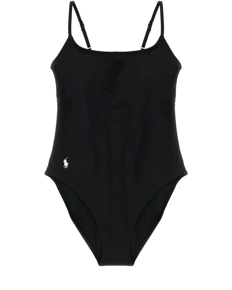 Polo Ralph Lauren One-Piece Swimsuit in black, Recycled Nylon