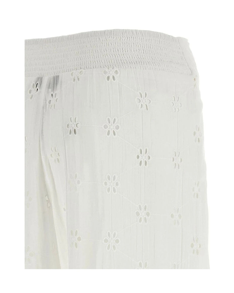 Polo Ralph Lauren Palazzo Pant in white, Cotton — view 4