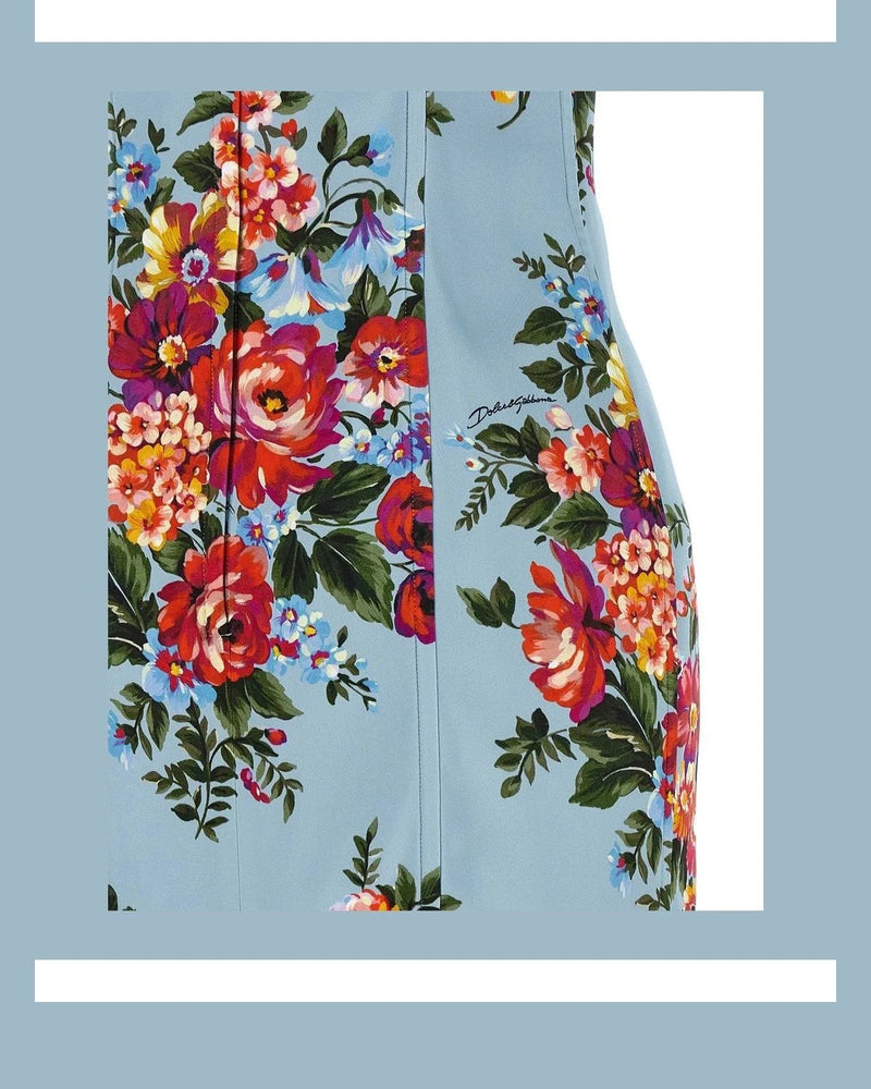 Dolce & Gabbana Dresse in blue, Viscose — view 4