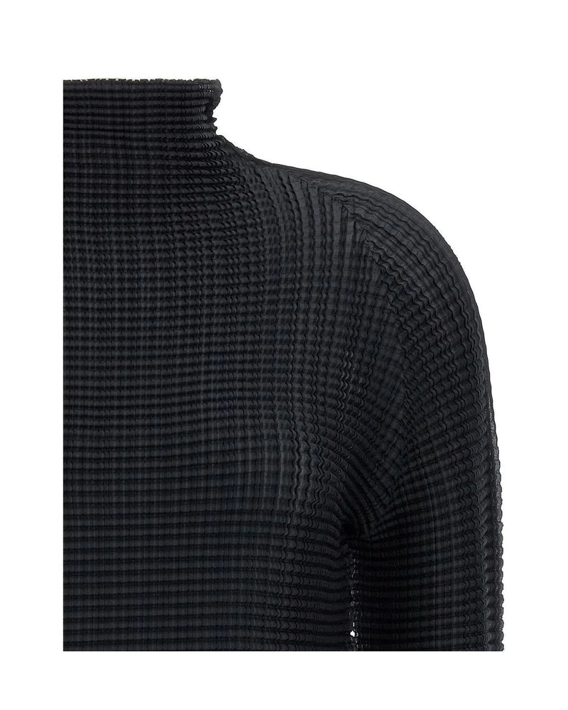 Issey Miyake Sweater in black, Polyester — view 3