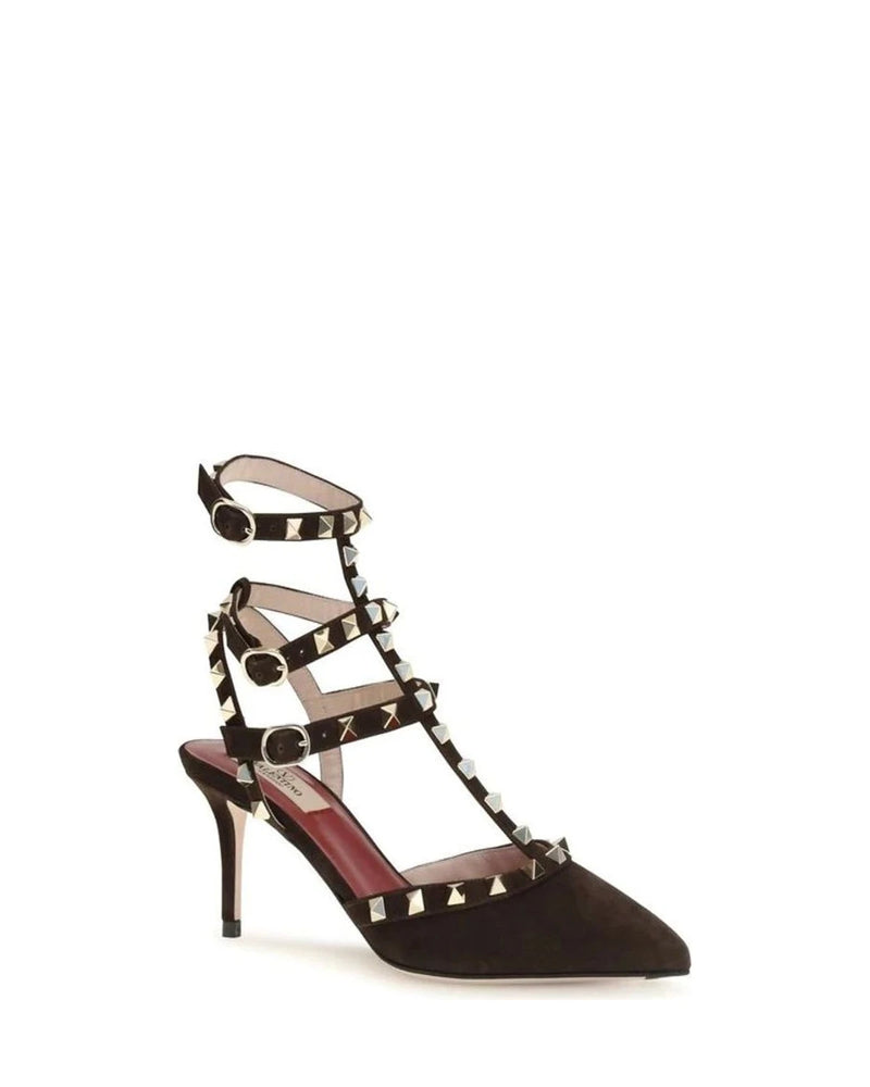 Valentino Garavani Brown Suede Pumps 