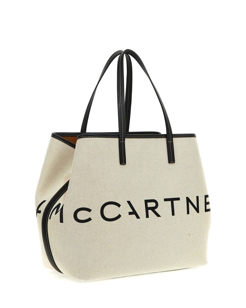 Stella McCartney Tote Bag in beige, Cotton — view 2