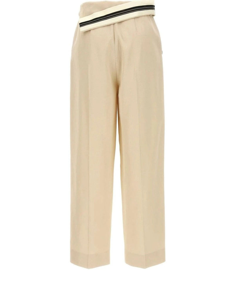 Fendi Trouser in beige, Wool — view 2