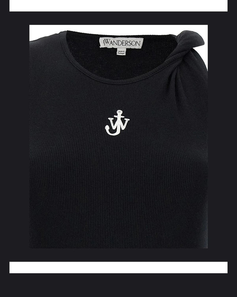 JW Anderson Dresse in black, Cotton — view 4