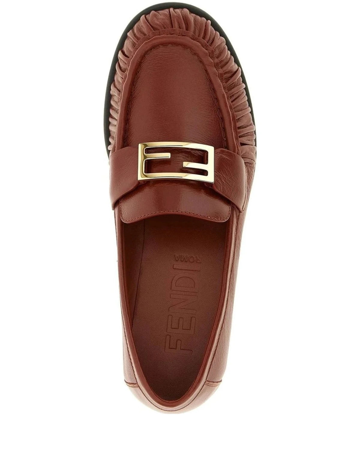 Fendi Brown Loafers 