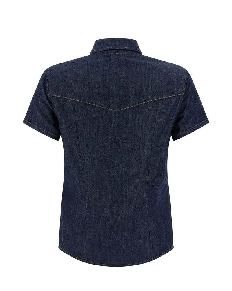 Khaite Dress Shirt in blue, Cotton — view 2