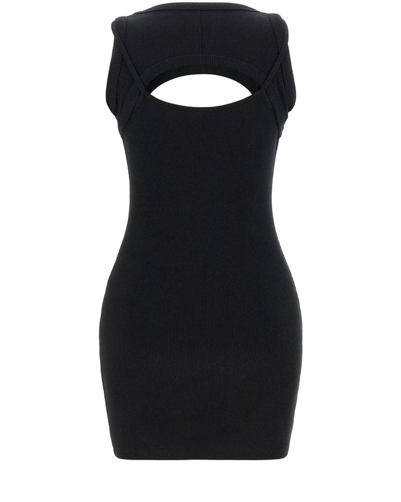 Off-White Dresse in black, Cotton — view 2