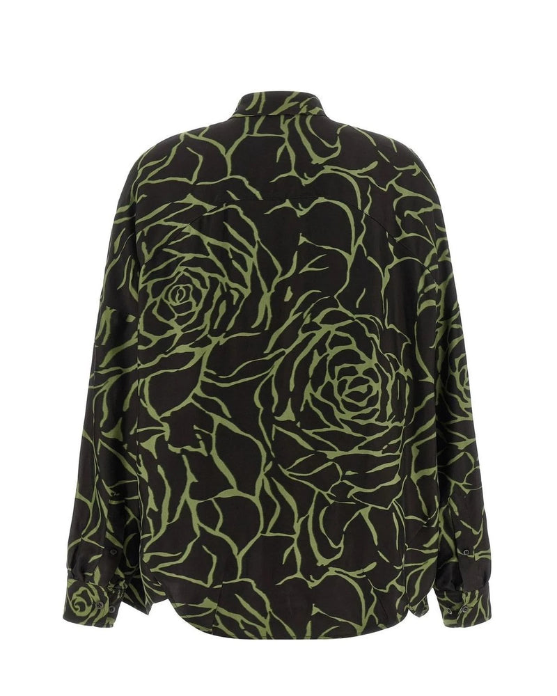 Dries Van Noten Dress Shirt in black, Viscose — view 2