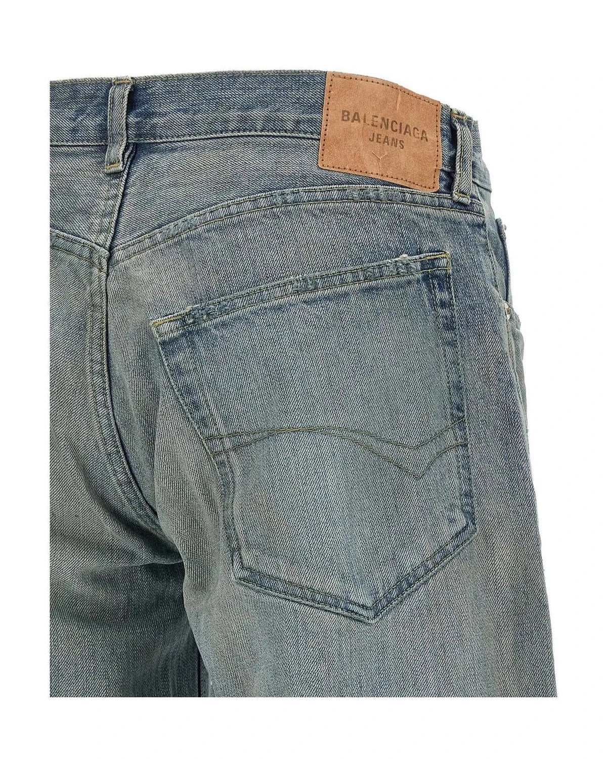 Balenciaga Jean in blue, Cotton — view 4