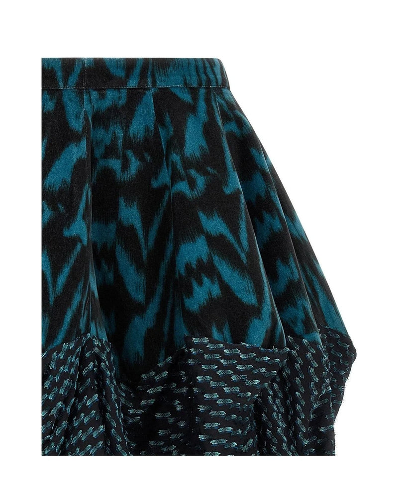 Kiko Kostadinov Skirt in multicolor, Cotton — view 3