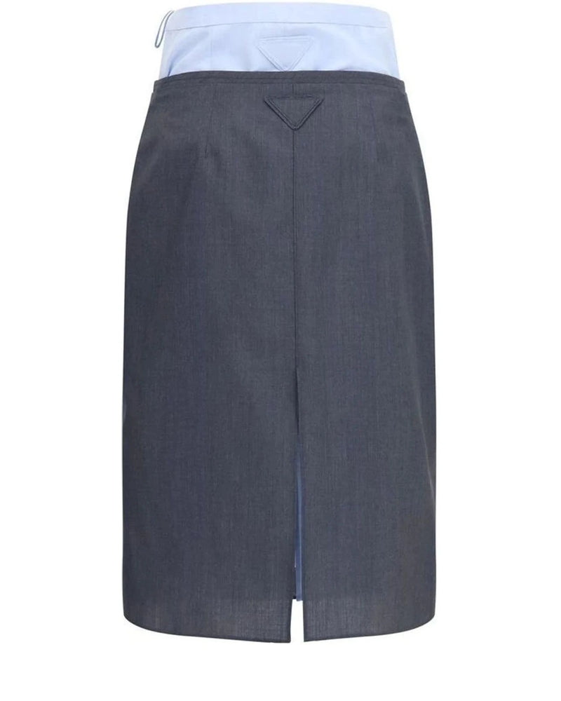 Prada Skirt in gray, Cotton — view 2