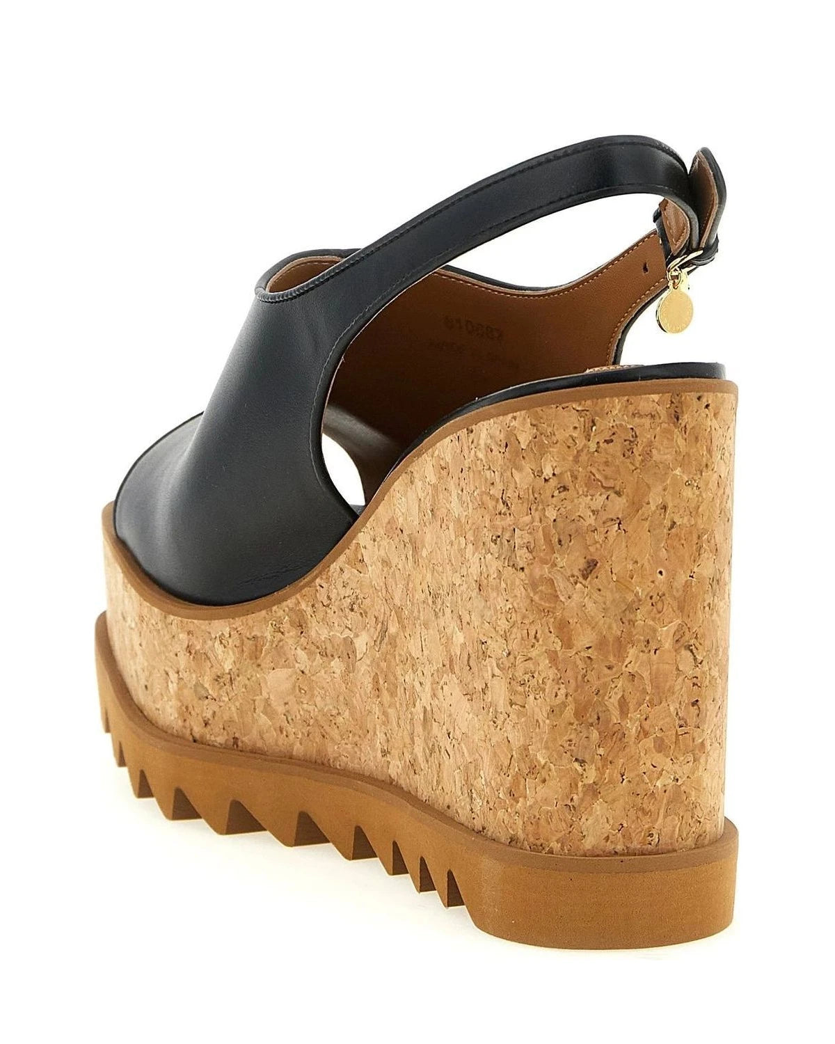 Stella McCartney Wedges in black, Organic Polyurethane — view 3